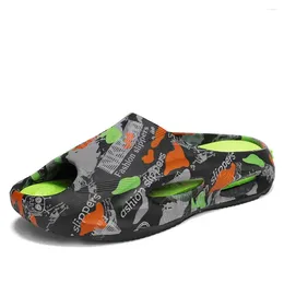 Slippers 43-44 With Pattern Original On The Mens Luxury Shoes Barefoot Sandals Man Sneakers Sports High-level