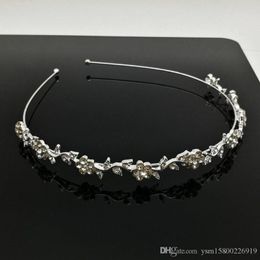 5pcs Silver Plated Crystal Wedding Bridal Headband Tiara Hair Band Lady Fashion244k
