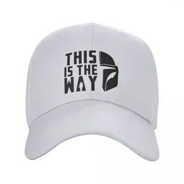 Ball Caps Custom TV Show Baseball Cap Outdoor Men Women's Adjustable This Is The Way Trucker Hat Spring