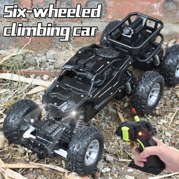 Remote Controlled Toy Car Large OffRoad Six Wheel HighSpeed Drift ClimBing Race Charging Electric 240118