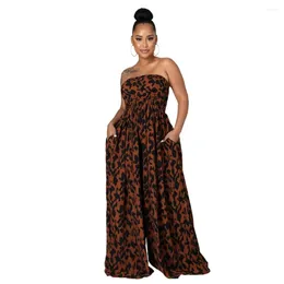 Ethnic Clothing Dashiki African Sleeveless Strapless Print Pockets Fashion High Streetwear Outfits Clothes For Women