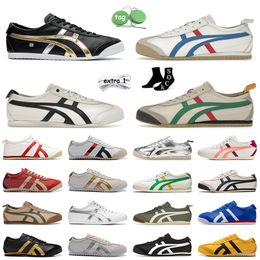 Designer Onitsukass Tiger Mexico 66 Striped Casual Shoes Womens Sneakers Fashion Tigers Insole Flat Tennis Shoe Mens Trainers Outdoor Recreation Jogging Walking