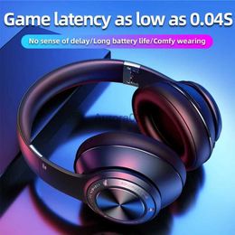 Cell Phone Earphones Picun B27 Wireless Headphones Game Low Delay Bluetooth Headset Stero Sound Effect Foldable for phone iphone YQ240219