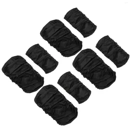 Stroller Parts 8 Pcs Wheel Cover Dust Wheelchair Cart Protector Covers Protective Pushchair Oxford Cloth Accessory