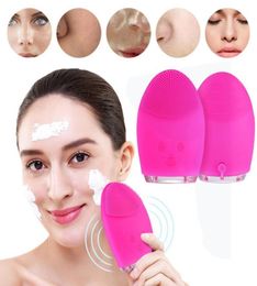 Mini Electric Cleaning Massage Brush Washing Machine Waterproof Silicone Facial Cleansing Devices C1812290151135004288158