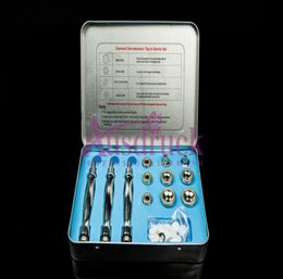 Microdermabrasion accessories dermabrasion Philtre stainless steel 9 tips 3 wands Cotton Philtres for skin care machine2295489