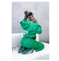 Tracksuit Designer Fox Hoodie Sets Two 2 Piece Set Women Mens Clothing Sporty Long Sleeved Pullover Hooded Tracksuits Spring Autumn Winter Sm TPKO