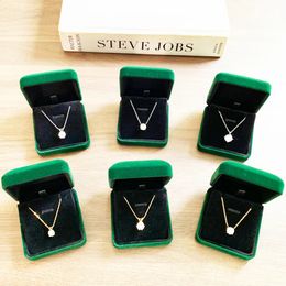 DJMAX D Colour VVS 1/2/3ct Pendant Necklace S925 Sterling Silver Chain Plate Pt950 Gold For Woman Fine Jewellery 240118