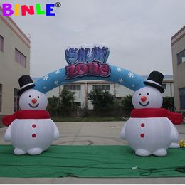 7mWx4mH (23x13.2ft) with blower wholesale Holidays Giant Outdoor Inflatable Christmas Decoration Snowman Arch For Sale