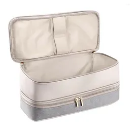 Storage Bags Hair Dryer Organizer Parts Protector Capacity Double-layer Tool Travel Bag For Hairdressing