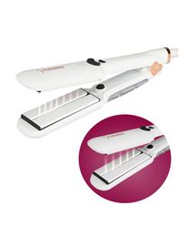 Professional Steam Hair Straightener Ceramic Vapor Infrared Heating Flat Iron Steampod Salon 2 inch Styling Tool Wet hairstyler7867508