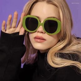 Sunglasses Retro Round Candy Color Women Trend Designer Men Unique Sun Glasses 2024 Fashion Cute Design Accessories Y2k Shades