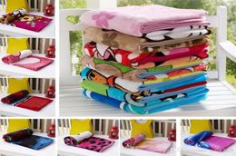 Home Textiles Kids Blankets Flannel duckCatdogsbear styles Warm cartoon Blanket Smooth Flannels Blankets Baby Bedding Swaddling5343947