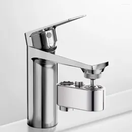 Bathroom Sink Faucets Philtre Faucet Extension 1080 Degree Rotating Mechanical Arm Bubble Extender Mixer Washbasin