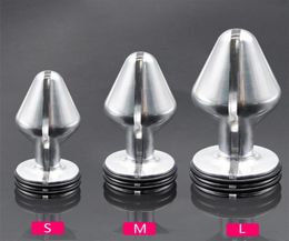 Metal Anal Plug Heavy Corona Anus Electro Stimulate BDSM Sex Toys For couples273L5957297