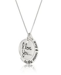 Moon Necklace I Love You To The Moon And Back For Mom Sister Family Pendant Valentine039s Day Present20073713547785