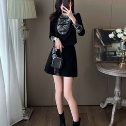 2024 Spring Women's Fashion This Year, Beautiful New Chinese Style Skirt Fashionable and Elegant Two Piece Set