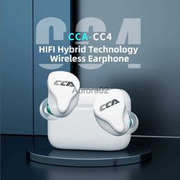 Cell Phone Earphones CCA CC4 Wireless Headphones Hybrid Technology Bluetooth-Compatible 5.2 In Ear Earplugs With Microphone Game Headset YQ240219