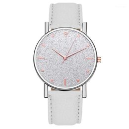 2020 marca superior de alta qualidade strass senhoras simples relógios couro falso analógico quartzo relógio pulso saat gift1216g