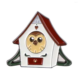 Brooches Cartoon Owl Men Women's Brooch For Clothes Cute Soft Enamel Pin Briefcase Badges Lapel Pins Backpack Jewellery Decorations