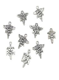 15pcs sign charm RN NP BSN MA LVN PA RN LPN DA DH Charms Antique silver Charms pendants 11x20mm1044637