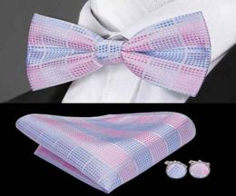 Fashion Bowties Groom Men Colourful Plaid Cravat gravata Male Marriage Butterfly Wedding Bow ties business bow tie LH7156334855
