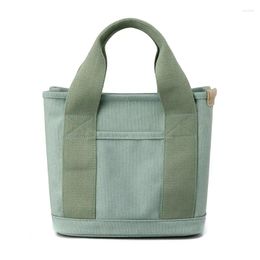 Waist Bags All-Matching Casual Women's Canvas Bag 2024 Fashionable Large Capacity Portable Tote B