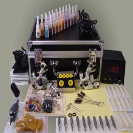 A full set of Tattoo kit complete tattoo tool equipment highgrade machine Body Art kit8467218