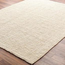 Carpets Beige Rugs Natural Jute Hand Woven Pastoral Style Area Rug 60x90cm