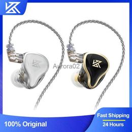 Cell Phone Earphones KZ ZAS Metal Wired Earphone 16-Unit Hybrid Technology Music Bass In-Ear Monitor Headset Sport Game Noice Cancelling Headphones YQ240219
