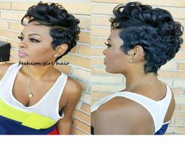 Short Human Hair Wigs Pixie Cut Wig 150 Pre Plucked Bob Wig Remy Brazilian Glueless none Lace Front Human Hair Wigs8960576