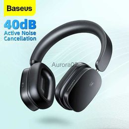 Cell Phone Earphones Baseus H1 ANC Wireless Headphone 40dB Active Noise Cancelling Bluetooth 5.2 Headset Earphone Head Set Earbuds For iPhone YQ240219