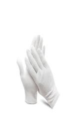 White quality cotton work gloves for both men and women fiber is comfortable breathable239c3294216