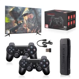 4K Video Game Consoles Handle 24G Wireless Controller Builtin 40000 Games Home for PS1 FC GBA PSP Stick 240123