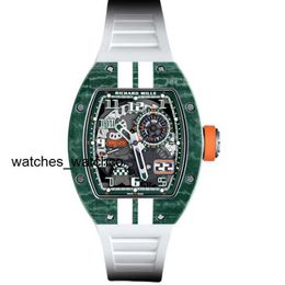 RM Wrist Watch Swiss Watch Richardmillie Wristwatch RM029 Men's Series RM029 Automatic Mechanical Carbon Fiber Material Watch Used Watch Single Watch