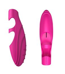 Waterproof Selling woman Dancer Finger Vibrator G Spot Stimulator Dancing Finger Shoe Adult lesbian Sex Toys for Female5479138