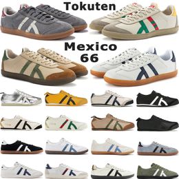 OG Disgner Outdoor Running Shoes Tiger Mexico 66 Tokuten Triple Black White Pure Gold Kill Bill Women Sports Trainers Size 4-11