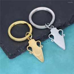 Keychains Nedar Magic Potion Bottle Key Chain Wishing Drifting Lucky Amulet Pendant Keychain Couple Gift Pagan Jewellery Keyring