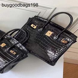Designer Bag Genuine Leather Bags Womens New Style Nice Ig Sense Frenc Alligator Business Carrie Bag Large Capacity Handbag