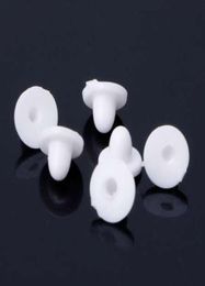 100PCS AntiPain Earring Back Pads Silicone Cushion for Clip on Earrings White7213592