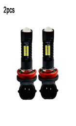 2pcs 12V 21W H11 3030 21SMD LED Auto Car Fog Light Bulb 6000K White Light Projector High Power Driving Lamp Signal Fog Lighs6066236