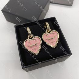 Classic Love Earrings Designer Women Pendant Earrings High Quality Cute Fashion Womens Ear Studs Luxury Jewellery Gift