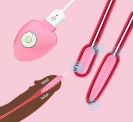 yutong Beauty Items 20 Frequency Penis Urethral Vibrator Glans Plug Stimulator Bullet Vibrators for Men Woman Labia Toys9147163