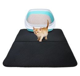 Cat Mat Litter Pad Folding Cat Litter Trapper Mat Honeycomb Waterproof Cat Litter Mat Eva Doublelayer Pad Bed Protect Floor210S7161948