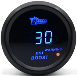 DRAGON GAUGE 2 inch 52MM Boost Turbo Gauge Black Color Digital Blue Led 1530PSI1232082