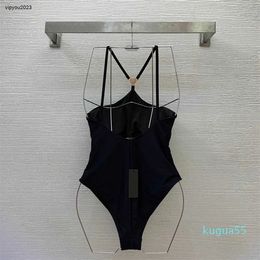 Designer Women's Swimwear luxurious women swimwear designer fashion Simple pure color Sexy backless one piece swimsuit upper garment