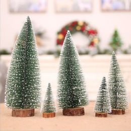 Mini Christmas Tree Decorations Supplies DIY Small Xmas Tree Table Decoration Placed In The Desktop 6 Size to 5cm-30cm283d