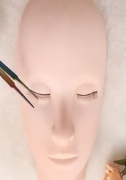 FDshine Flat Head Practice Training Mannequin Premium Make Up Eyelashes Cometic Tools for Women Training Starters3646607