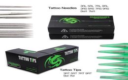 100 Pcss Mixed Sizes Disposable Tattoo Needles Sterilized 100 x COUNTS OF ASSORTED TATTOO DISPOSABLE TIPS284l5207203