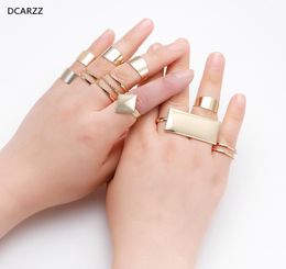 2020 Quinn two Finger Rings Birds of Prey Cosplay Jewelry Punk Gold Rings Set Women Men Party Costume Accessories8979565
